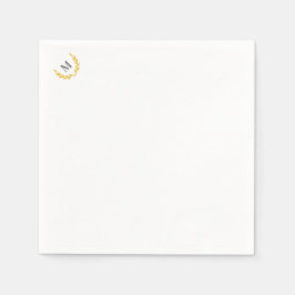 Guardanapo De Papel Elegant Equestrian Collection Gold Laurel Napkin
