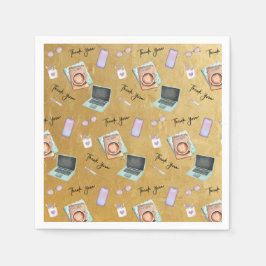 Guardanapo De Papel Elegant Gold Administrative Professionals Day