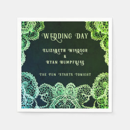 Guardanapo De Papel Elegant Lace" Wedding Invitation Collection