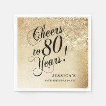 Elegante Aniversário de 80 anos em Ouro