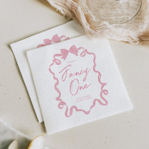 Elegante Arco Coquette Birthday Napkins