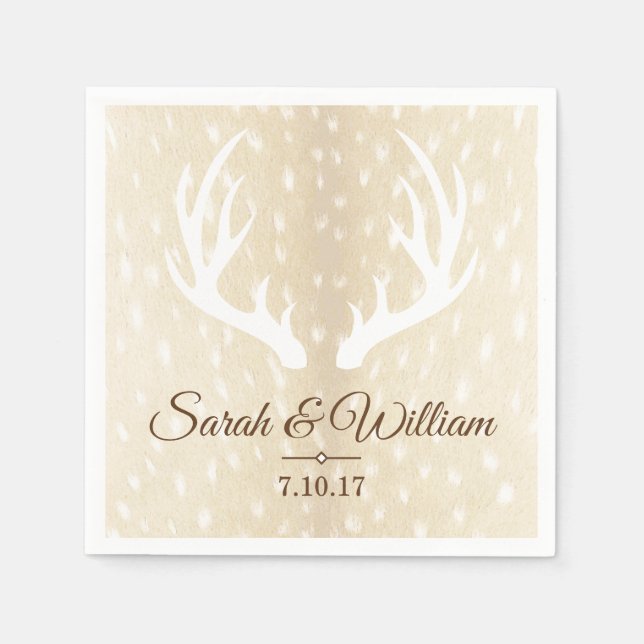 Guardanapo De Papel Elegante branco cervejeiros e Impressão (Frente)