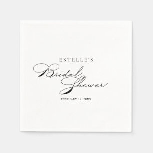 Guardanapo De Papel Elegante Calliografia Chá de panela Napkins