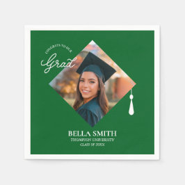 Guardanapo De Papel Elegante Cap Topper Presente Personalizado de Foto