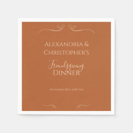 Guardanapo De Papel Elegante Chic do Partido Jante de Amizade