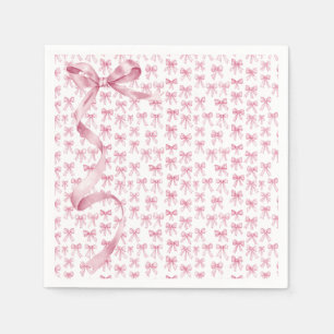 Guardanapo De Papel Elegante de fita satírica rosa
