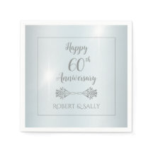 Elegante Diamond 60ª Festa de Aniversário de Casam