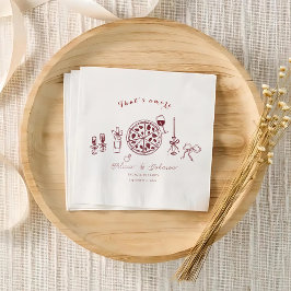 Guardanapo De Papel Elegante, é amor festa de noivado