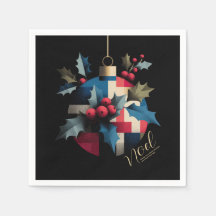Elegante Enfeite de Natal Sombrio