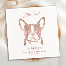 Elegante Eu Faço Muito Casamento Dourado Do Bulldo