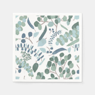 Guardanapo De Papel Elegante Eucalyptus Foliage Greenery