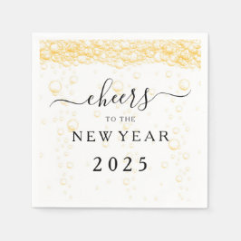 Guardanapo De Papel Elegante Fizz aplaude véspera de Ano Novo