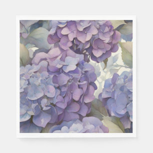 Guardanapo De Papel elegante floral roxo leve e leve