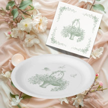 Elegante folhagem desenhada à mão vintage 