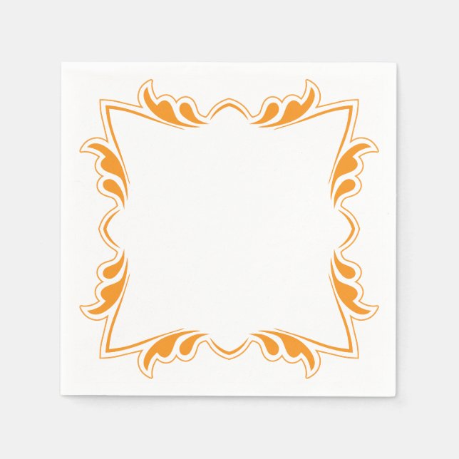 Guardanapo De Papel Elegante Framework Design Napkins (Frente)