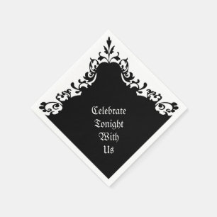 Guardanapo De Papel Elegante Gothic Motif Napkins