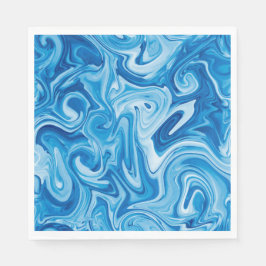 Guardanapo De Papel Elegante Marbelized Paint Art Holiday Hanukkah