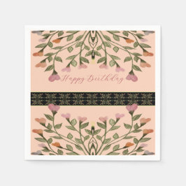 Guardanapo De Papel Elegante Misturado Floral