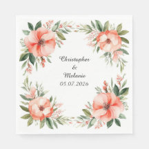 Elegante Moldura Floral em Aquarela