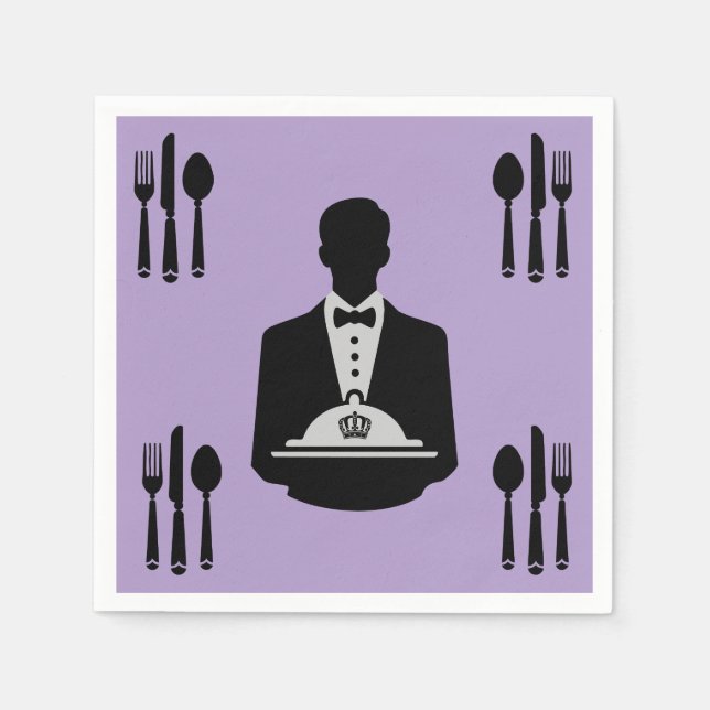 Guardanapo De Papel Elegante Royal Themed Luxury (Frente)