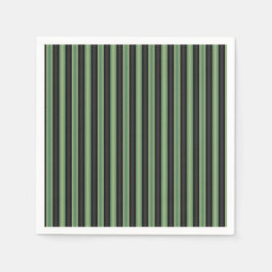 Guardanapo De Papel Elegante Vintage Verde Salvia Oliva Preto 3D Listr