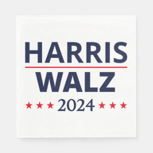 Guardanapo De Papel Eleição de Harris Walz 2024 III