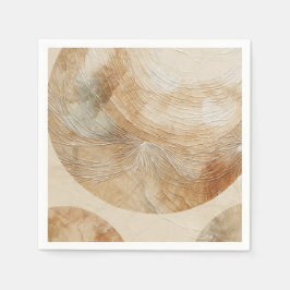 Guardanapo De Papel Elementos Neutros Arejados Boêmios Boho