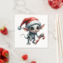 Elfo de Natal com Candy Cane.