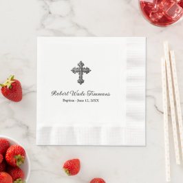 Guardanapo De Papel Elgant Baptism Personalizado