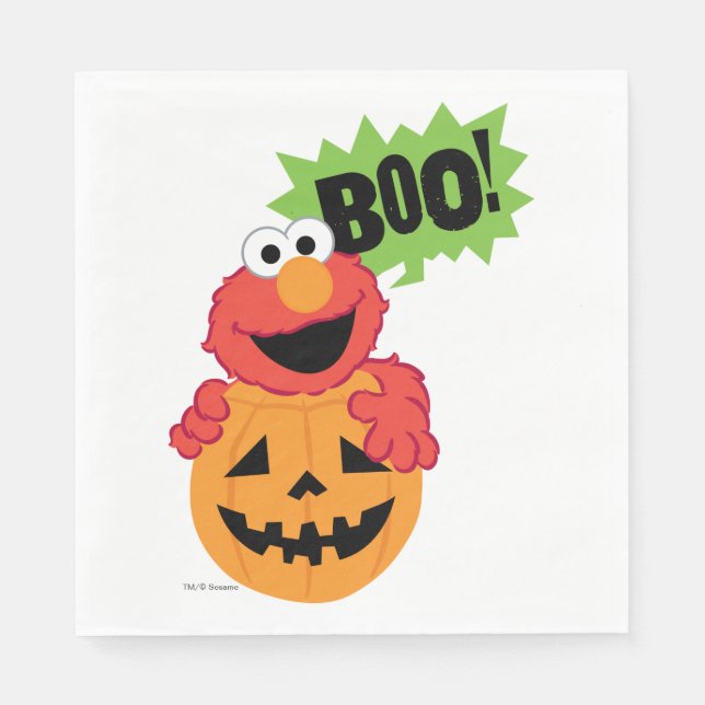Guardanapo De Papel Elmo - Boo (Frente)