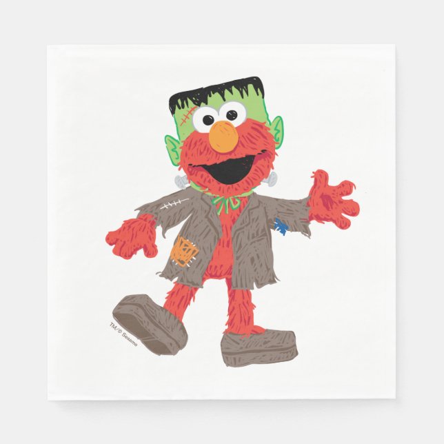 Guardanapo De Papel Elmo | Frankenstein Costume (Frente)