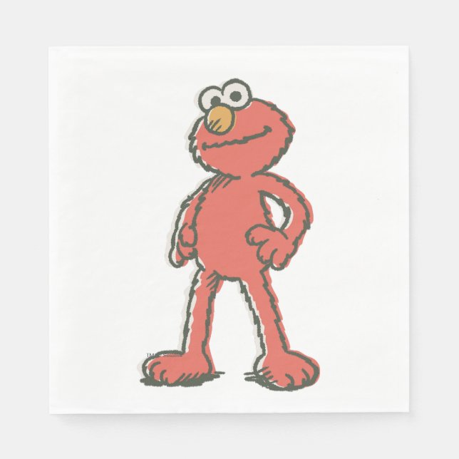 Guardanapo De Papel Elmo Vintage (Frente)