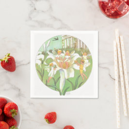 Guardanapo De Papel Elsa Beskow Primavera Fairy Flower Party