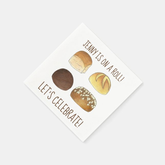 Guardanapo De Papel Em uma Festa de Celebração de Vamos Rolado (Canto)