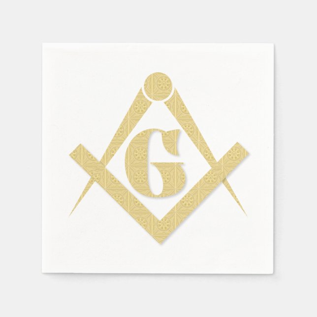 Guardanapo De Papel Emblema de Freemasonry (Frente)
