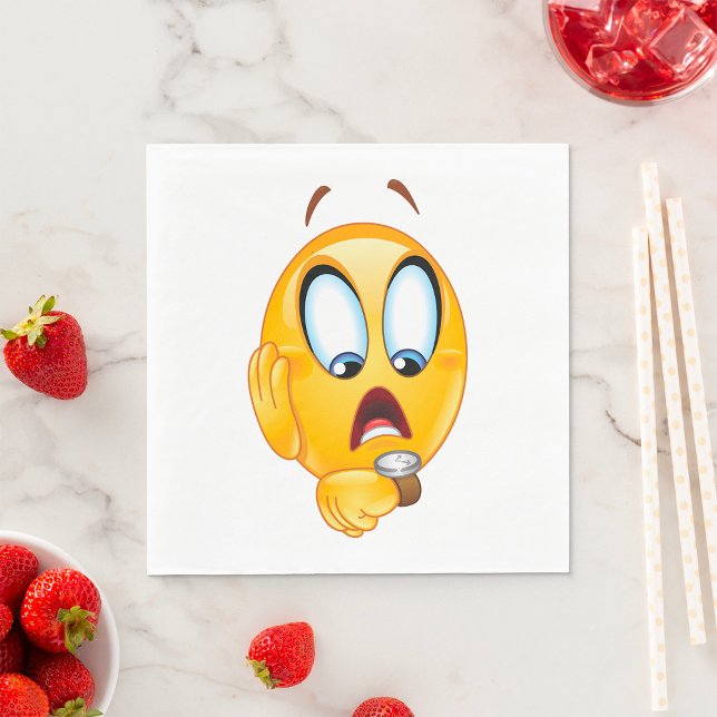 Guardanapo De Papel Emoji Napkins em stress (Criador carregado)