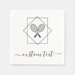 Guardanapo De Papel Empilhos Tênis geométricos Vintagem Retro Preto Br