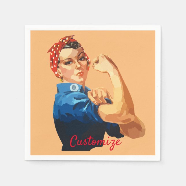 Guardanapo De Papel Empoderamento feminino Thunder_Cove (Frente)