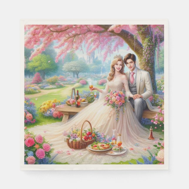 Guardanapo De Papel Encantado Depois (Frente)