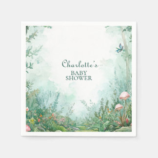Guardanapo De Papel Enchanted Forest Fairytale Forest Baby Shower