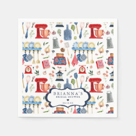 Guardanapo De Papel Enchendo a Cozinha Chá de Panela Personalizado