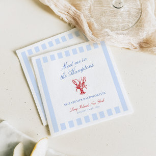 Guardanapo De Papel Encontre-me na Bachelorette Hamptons