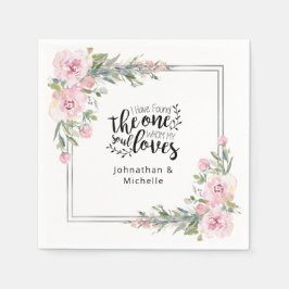 Guardanapo De Papel Encontrei aquele que minha alma ama a Bíblia Verse