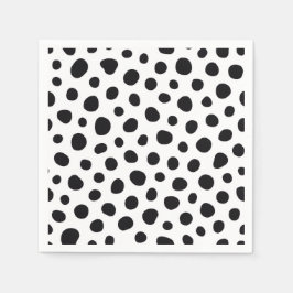 Guardanapo De Papel Energia Divertida e Chic de Bolinhas de Dálmata