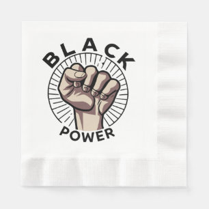 Guardanapo De Papel Energia Preta Afrocêntrica