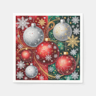 Guardanapo De Papel Enfeite de Natal Elegante