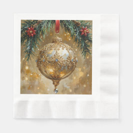 Guardanapo De Papel Enfeite de Natal Sofisticado