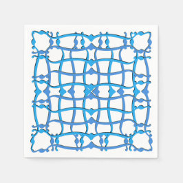 Guardanapo De Papel Enfeites de azulejo turquesa azul italiano festa v
