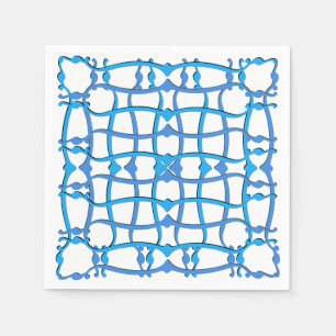 Guardanapo De Papel Enfeites de azulejo turquesa azul italiano festa v