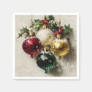 Guardanapo De Papel Enfeites de Natal Antigos